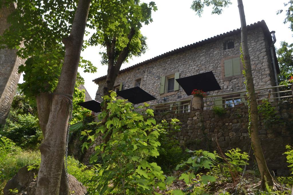 Maison Sous Le Pont Panzió Meyras Kültér fotó